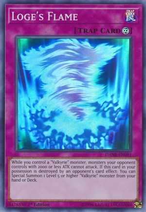 Loge's Flame (DANE-EN091) - Dark Neostorm 1st Edition-1