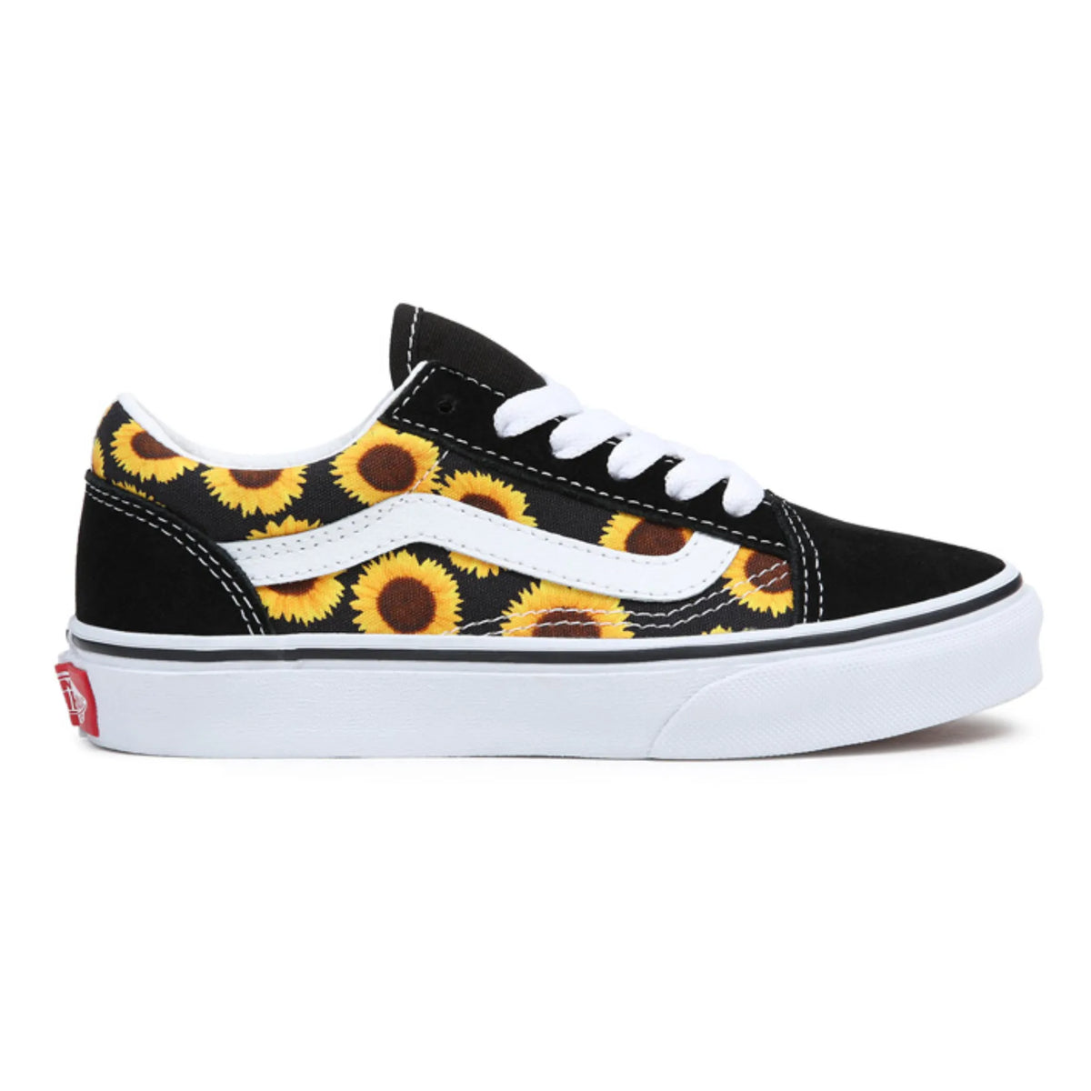 Vans 'Old Skool' Shoes - Sunflower Black/Yellow (KIDS)-1