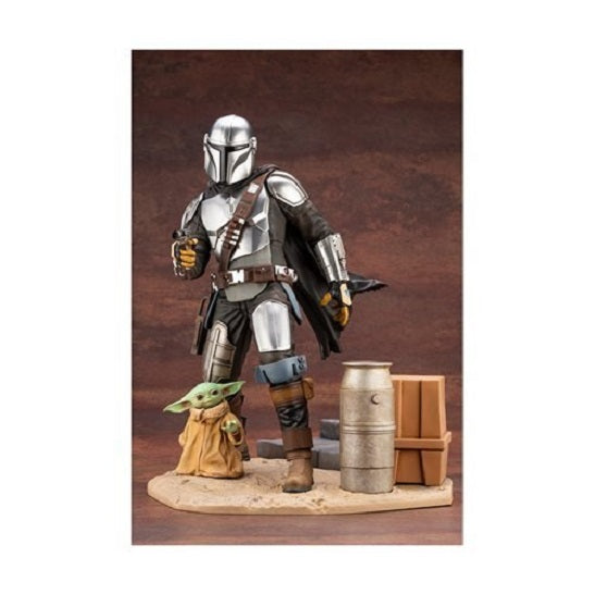 Star Wars: The Mandalorian – Boba Fett & Grogu ARTFX 1:7 Scale Statue (UPC: 190526034914)