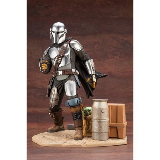 Star Wars: The Mandalorian – Boba Fett & Grogu ARTFX 1:7 Scale Statue (UPC: 190526034914)