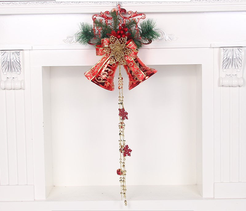 Christmas Bell Ornaments, Pearlescent Paper Tree Decorations-10