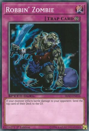 Robbin' Zombie (SBAD-EN016) - Speed Duel: Attack from the Deep 1st Edition-1