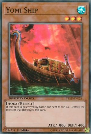 Yomi Ship (SBAD-EN024) - Speed Duel: Attack from the Deep 1st Edition-1