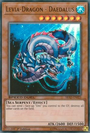 Levia-Dragon - Daedalus (SBAD-EN025) - Speed Duel: Attack from the Deep 1st Edition-1