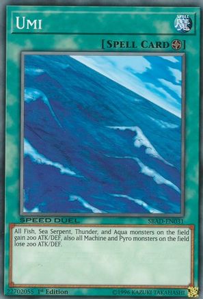 Umi (SBAD-EN031) - Speed Duel: Attack from the Deep 1st Edition-1