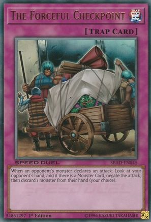 The Forceful Checkpoint (SBAD-EN045) - Speed Duel: Attack from the Deep 1st Edition-1