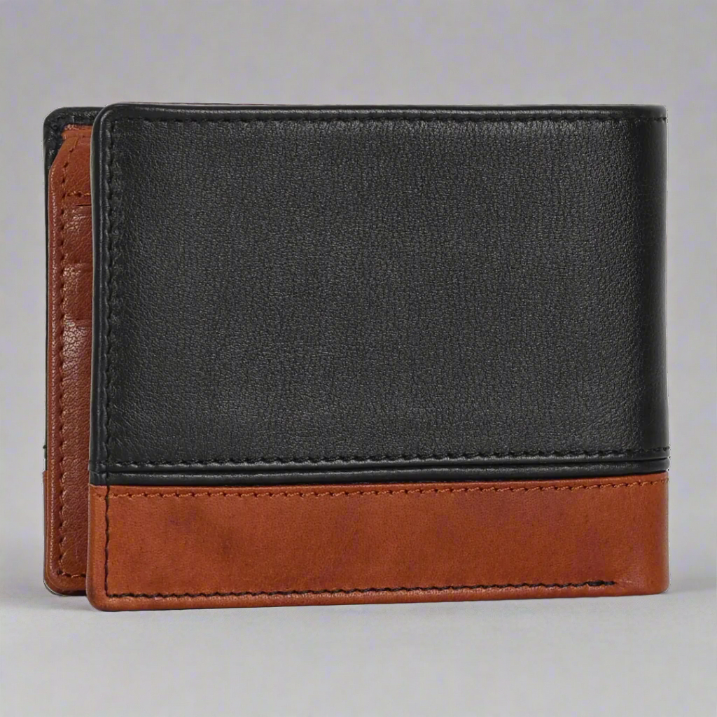 BOL Bi Fold Wallet Black/Brown-2
