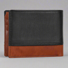 BOL Bi Fold Wallet Black/Brown-2