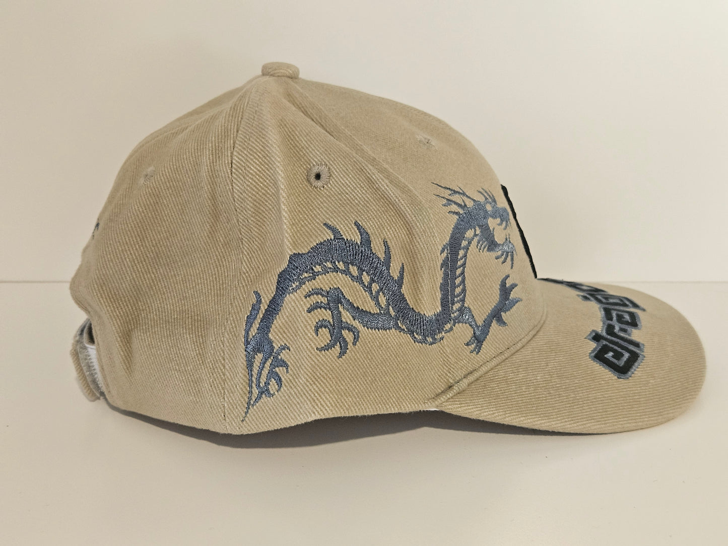 Youth Dragon Beige Velcro Cap