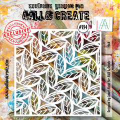 AALL and Create #194 - 6"x6" Stencil - Fica-1