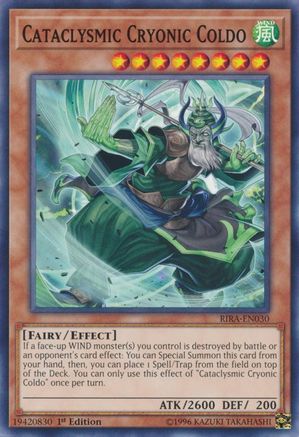 Cataclysmic Cryonic Coldo (RIRA-EN030) - Rising Rampage 1st Edition-1