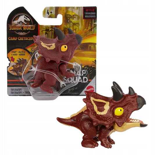 Jurassic World Snap Squad – Triceratops (Red Variant- High Card)) (UPC: 194735004270)