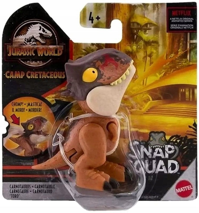 Jurassic World Snap Squad – Carnotaurus Toro (Carta alta) (UPC: 194735004287)