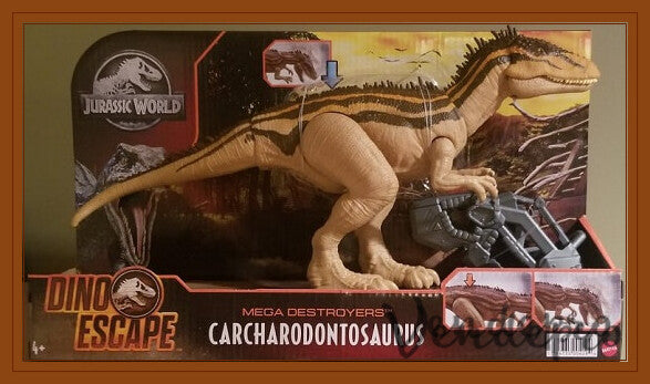 Jurassic World Dino Escape – Mega Destroyers Carcharodontosaurus (UPC: 194735004294)