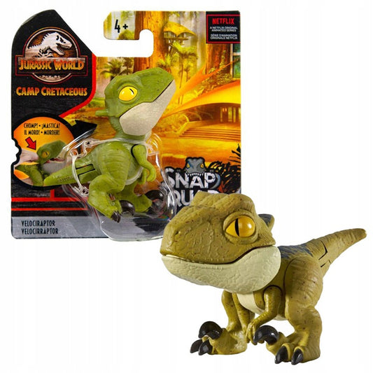 Jurassic World Snap Squad – Velociraptor (Green Variant- High Card) (UPC: 194735004300)