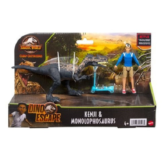 Jurassic World Camp Cretaceous – Kenji and Monolophosaurus (UPC: 194735005475)