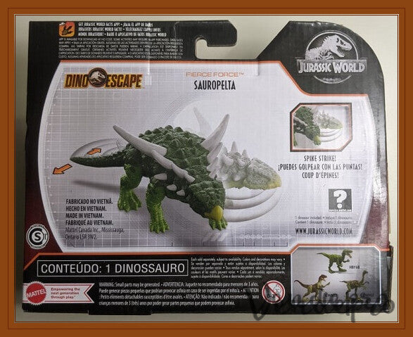 Jurassic World Camp Cretaceous – Dino Escape: Fierce Force Sauropelta (UPC: 194735005512)