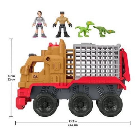 Jurassic World Campamento Cretácico – Transportador de Dinosaurios Imaginext y Yaz (UPC: 194735010790)