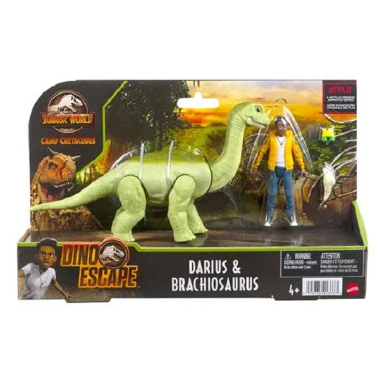 Jurassic World Camp Cretaceous – Darius & Brachiosaurus (UPC: 194735013333)