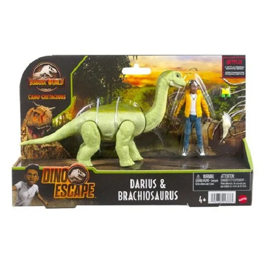 Jurassic World Camp Cretaceous – Darius & Brachiosaurus (UPC: 194735013333)