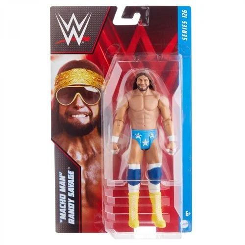 WWE Basic Series 126 – “Macho Man” Randy Savage 6-Inch Action Figure (UPC: 194735021093)