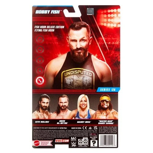 WWE NXT Basic Series 126 – Bobby Fish 6-Inch Action Figure (UPC: 194735021147)