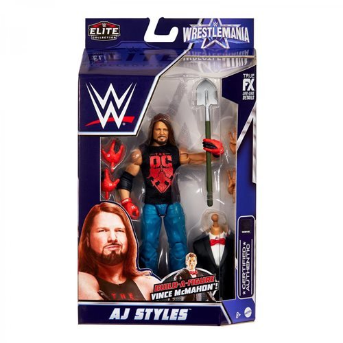 WWE – WrestleMania Elite 2022 AJ Styles 6‑Inch Action Figure (UPC: 194735021352)