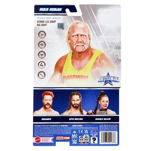 WWE WrestleMania Basic 2022 Hulk Hogan – Action Figure (UPC: 194735021376)-3