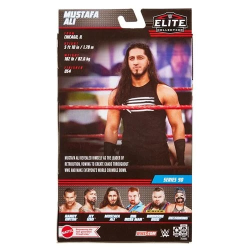Figura de acción de Mustafa Ali de la serie 90 de WWE Elite Collection-3