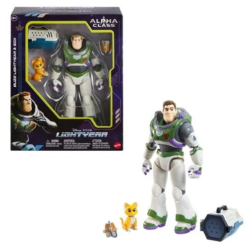 Disney Pixar Lightyear – Alpha Class Buzz Lightyear & Sox (UPC: 194735068999)