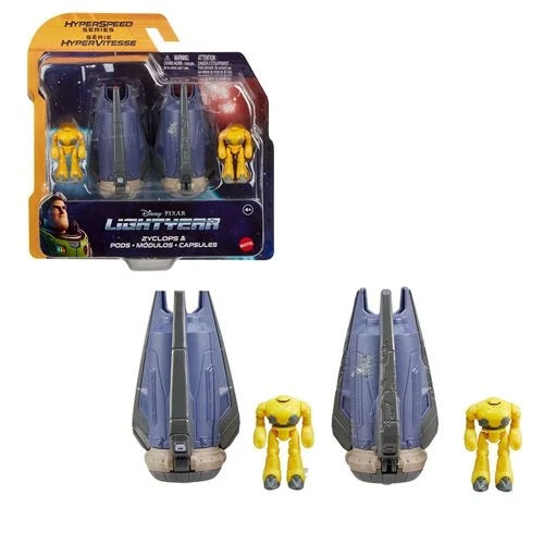 Disney Pixar Lightyear – Hyperspeed Series Zyclops and Pods (UPC: 194735069309)