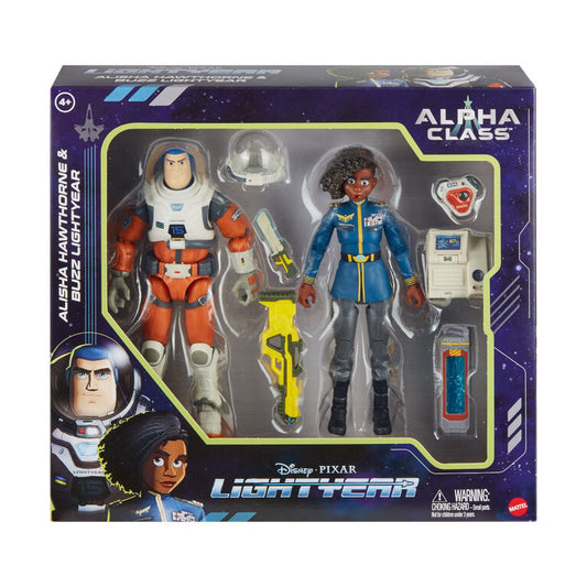 Disney Pixar Lightyear – Clase Alpha Alisha Hawthorne y Buzz Lightyear (UPC: 194735069361)