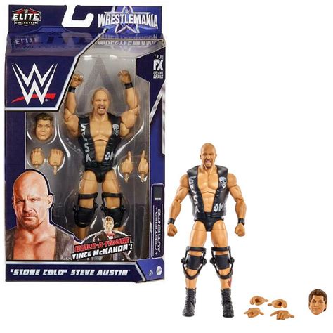 WWE – WrestleMania Elite Collection “Stone Cold” Steve Austin 6‑Inch Action Figure (UPC: 194735083558)