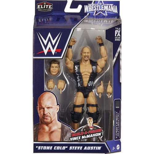WWE – WrestleMania Elite Collection “Stone Cold” Steve Austin 6‑Inch Action Figure (UPC: 194735083558)-2
