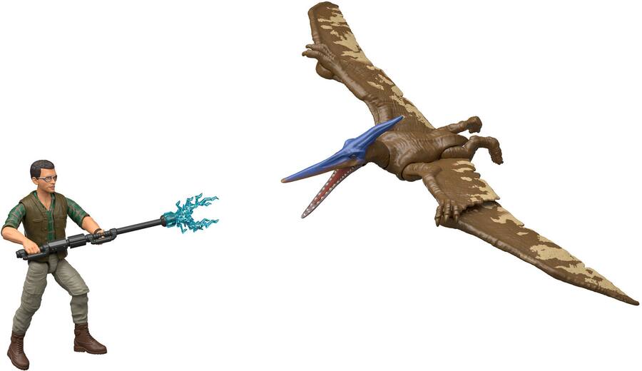 Jurassic World Rebirth Dr. Henry Loomis & Pteranodon