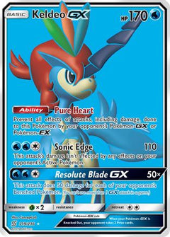 Keldeo GX (Full Art)/236 - SM  Unified Minds Holofoil-1