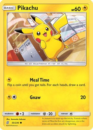 Pikachu (55) 55/236 - SM  Unified Minds-1