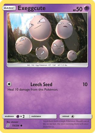 Exeggcute 73/236 - SM  Unified Minds Reverse Holofoil-1