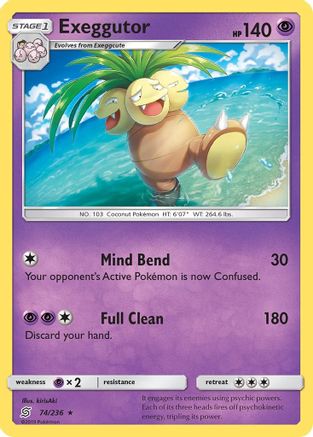 Exeggutor/236 - SM  Unified Minds Reverse Holofoil