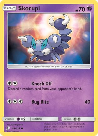 Skorupi/236 - SM  Unified Minds Reverse Holofoil