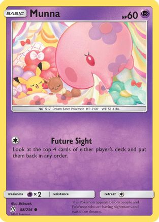 Munna 88/236 - SM  Unified Minds Reverse Holofoil