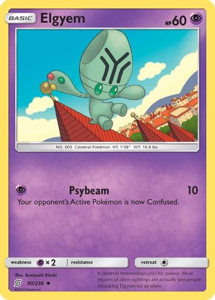 Elgyem/236 - SM  Unified Minds Reverse Holofoil-1