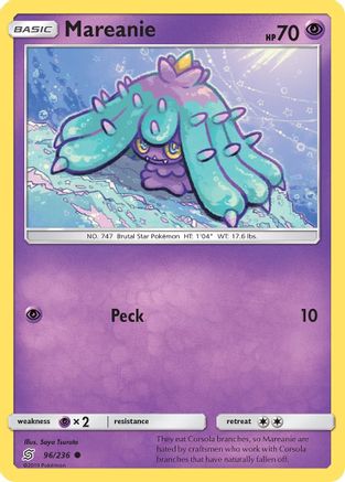 Mareanie/236 - SM  Unified Minds Reverse Holofoil