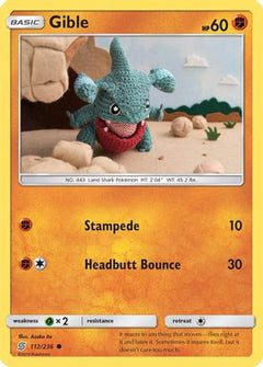 Gible 112/236 - SM  Unified Minds Reverse Holofoil-1