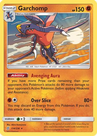 Garchomp 114/236 - SM  Unified Minds Holofoil-1