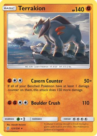 Terrakion/236 - SM  Unified Minds Holofoil-1
