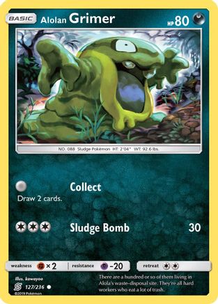 Alolan Grimer 127/236 - SM  Unified Minds Reverse Holofoil-1