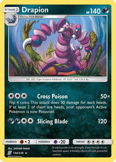 Drapion/236 - SM  Unified Minds Reverse Holofoil-1