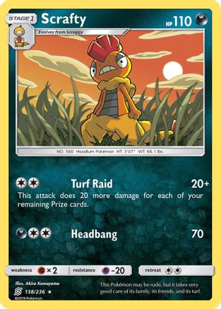 Scrafty/236 - SM  Unified Minds Reverse Holofoil-1