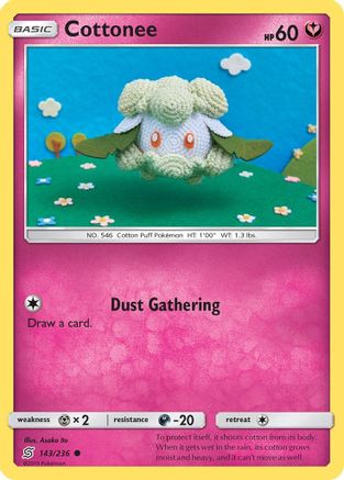 Cottonee 143/236 - SM  Unified Minds Reverse Holofoil-1